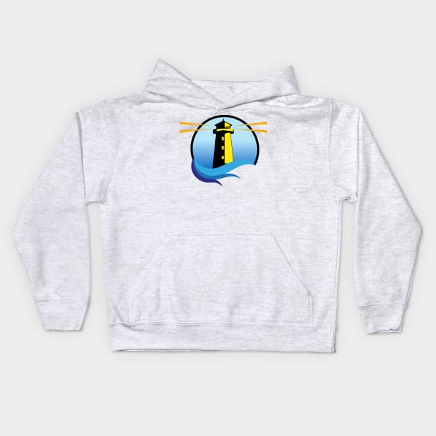 The Real Way Foundation Lighthouse Graphic Kids Hoodie by The Real Way Foundation